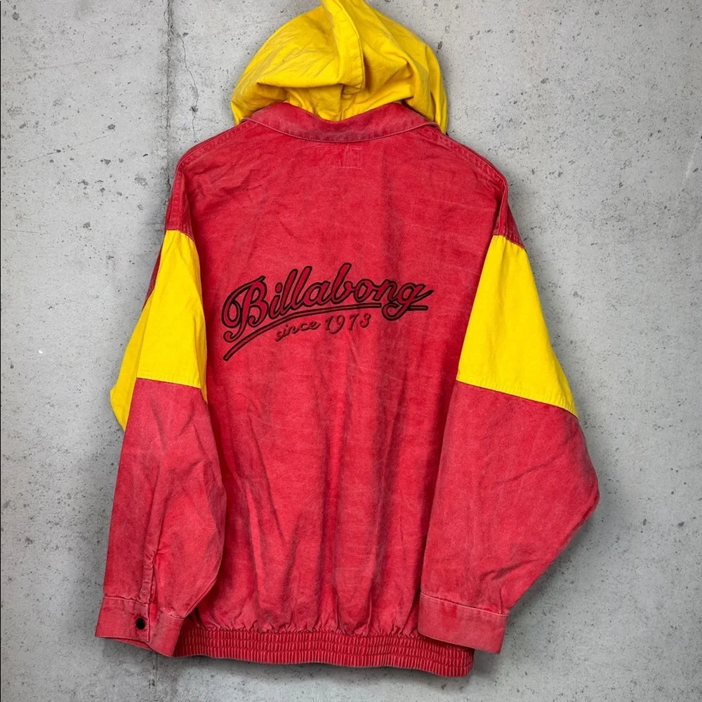Vintage 1980s 90s Billabong Surf Australia Soul Twist Hooded Jacket Size L